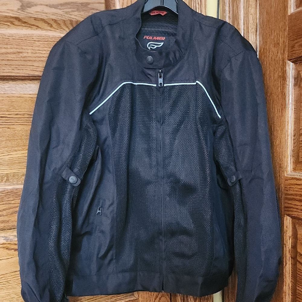 Black Mesh Motorcycle Jacket
